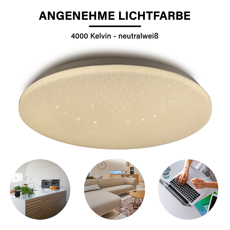 angenehme Lichtfarbe