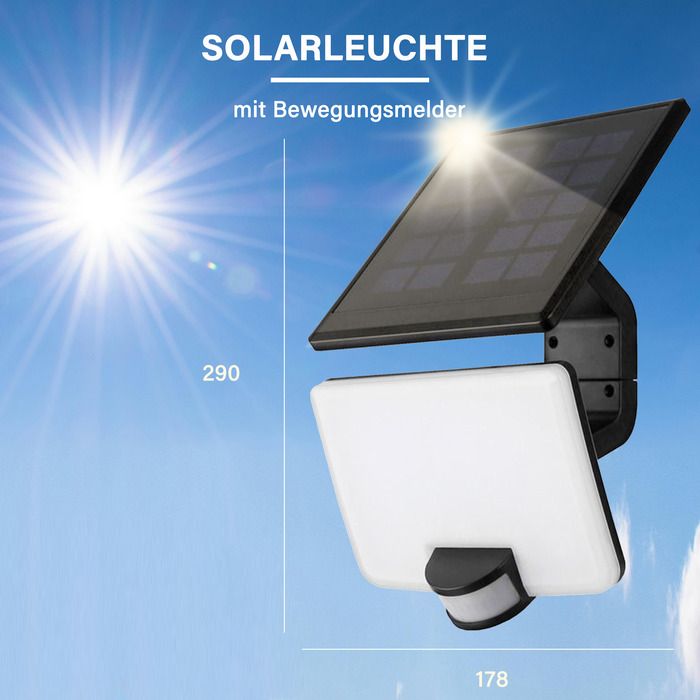 Solar-LED-Außenstrahler